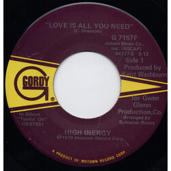 High Inergy Love Is All You Need / Some Kinda Magic USED VINYL 7INCH 45 RPM
