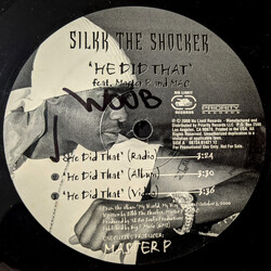 Silkk The Shocker / Master P / Mac (2) He Did That USED VINYL 12INCH PROMO