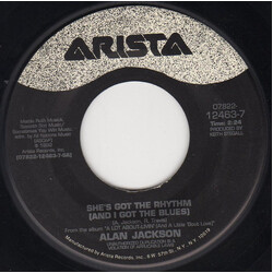 Alan Jackson (2) She's Got The Rhythm (And I've Got The Blues) / She Likes It Too USED VINYL 7INCH 45 RPM SINGLE