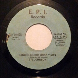Syl Johnson Goodie Goodie Good Times / Love Baby USED VINYL 7INCH SINGLE 45 RPM