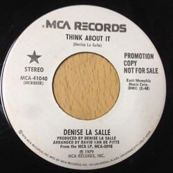 Denise LaSalle Think About It USED VINYL 7INCH 45 RPM PROMO STEREO