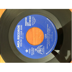 Law (5) Shelter Of Your Arms USED VINYL 7INCH SINGLE PROMO STEREO