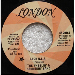 The Wheelin' & Hammerin' Band Back U.S.A. USED VINYL 7INCH 45 RPM SINGLE PROMO