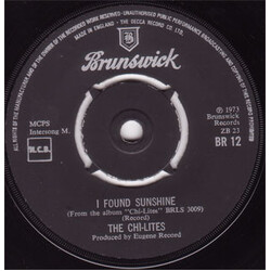 The Chi-Lites I Found Sunshine / My Heart Just Keeps On Breakin' USED VINYL 7INCH 45 RPM SINGLE STEREO