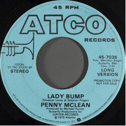 Penny McLean Lady Bump USED VINYL 7INCH 45 RPM PROMO