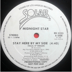 Midnight Star Stay Here By My Side Vinyl 12" USED