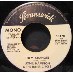 Lionel Hampton And His Jazz Inner Circle Them Changes / Them Changes USED VINYL 7INCH 45 RPM PROMO