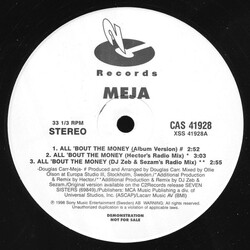 Meja All 'Bout The Money Vinyl USED