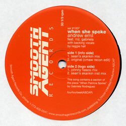Andrew Emil / Gabriela Rodreguez When She Spoke USED VINYL 12INCH 33 S RPM