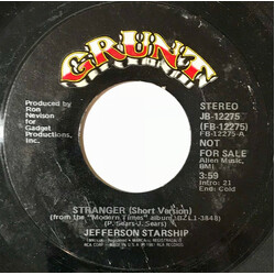 Jefferson Starship Stranger USED VINYL 7INCH 45 RPM PROMO STYRENE STEREO