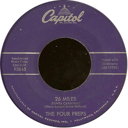 The Four Preps 26 Miles (Santa Catalina) / It's You USED VINYL 7INCH 45 RPM