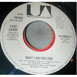 Eydie Gormé What I Did For Love USED VINYL 7INCH 45 RPM PROMO