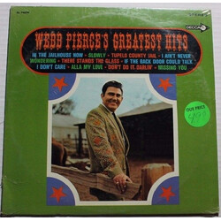 Webb Pierce Webb Pierce's Greatest Hits Vinyl LP USED