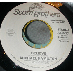 Michael Hamilton (12) Believe USED VINYL 7INCH 45 RPM PROMO STEREO