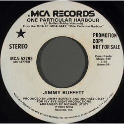 Jimmy Buffett One Particular Harbour USED VINYL 7INCH 45 RPM PROMO
