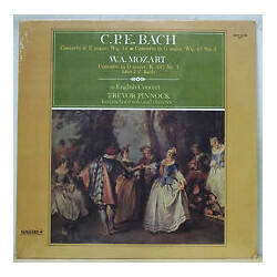 Carl Philipp Emanuel Bach / Johann Christian Bach / Wolfgang Amadeus Mozart / Trevor Pinnock / The English Concert Concerto In E Major (WQ 14) / Conce
