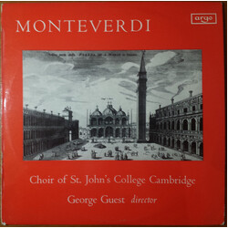 Claudio Monteverdi / St. John's College Choir / George Guest (2) Monteverdi Vinyl LP USED