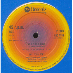 Four Tops For Your Love USED VINYL 12INCH 45 RPM LIMITED EDITION