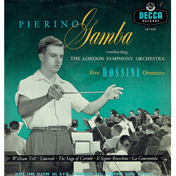 Gioacchino Rossini / The London Symphony Orchestra / Pierino Gamba Five Rossini Overtures Vinyl LP USED