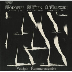Sergei Prokofiev / Benjamin Britten / Witold Lutoslawski / Vestjysk Kammerensemble Quintet Op. 39 / Sinfonietta Op. 1 / Dance Preludes Vinyl LP USED