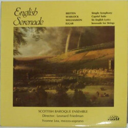 Scottish Baroque Ensemble / Leonard Friedman / Yvonne Lea English Serenade Vinyl LP USED