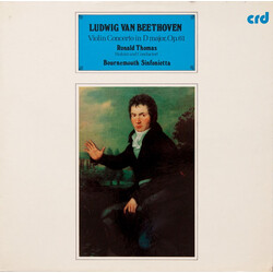 Ludwig van Beethoven / Ronald Thomas / Bournemouth Sinfonietta Violin Concerto In D Major, Op.61 Vinyl LP USED