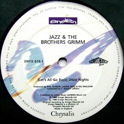 Jazz & The Brothers Grimm (Let's All Go Back) Disco Nights USED VINYL 12INCH 45 RPM SINGLE