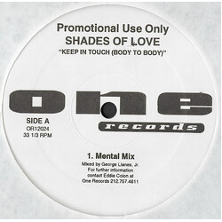 Shades Of Love Keep In Touch (Body To Body) USED VINYL 12INCH PROMO 33 S RPM