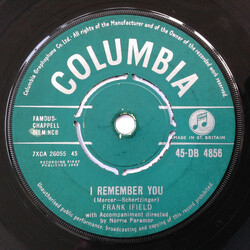Frank Ifield I Remember You USED VINYL 7INCH SINGLE 45 RPM