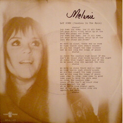 Melanie (2) Lay Down (Candles In The Rain) / Candles In The Rain USED VINYL 7INCH SINGLE MONO STEREO