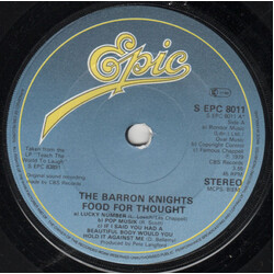 The Barron Knights Food For Thought VINYL 7" USED