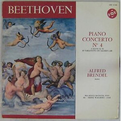 Alfred Brendel Beethoven Piano Concerto No. 4 G Major Op. 58; 10 Variations on Salieri's Air Vinyl LP USED