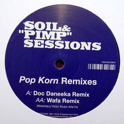 Soil & "Pimp" Sessions Pop Korn (Remixes) USED VINYL 12INCH