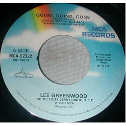 Lee Greenwood Going, Going, Gone USED VINYL 7INCH SINGLE