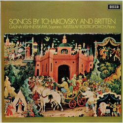 Pyotr Ilyich Tchaikovsky / Benjamin Britten / Galina Vishnevskaya / Mstislav Rostropovich Songs By Tchaikovsky And Britten Vinyl LP USED