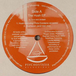 Juju & Jordash The Hush EP USED VINYL 12INCH EP