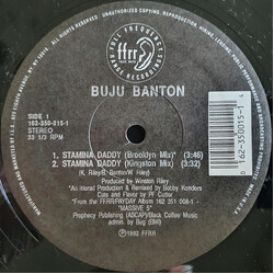 Buju Banton Stamina Daddy USED VINYL 12INCH PROMO