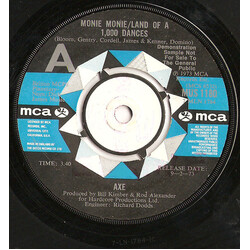 Axe (6) Monie Monie / Land Of A 1,000 Dances USED VINYL 7INCH 45 RPM PROMO