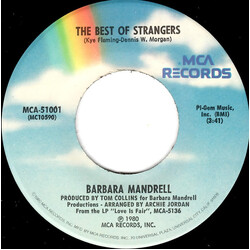 Barbara Mandrell The Best Of Strangers USED VINYL 7INCH 45 RPM SINGLE