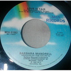 Barbara Mandrell Love Is Fair USED VINYL 7INCH 45 RPM SINGLE