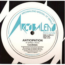 Candidate (2) Anticipation VINYL 12" USED