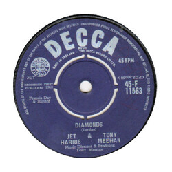 Jet Harris And Tony Meehan Diamonds USED VINYL 7INCH 45 RPM SINGLE REPRESS