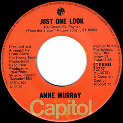 Anne Murray Just One Look / Son Of A Rotten Gambler Vinyl USED