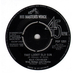 Ray Charles That Lucky Old Sun / Mississippi Mud Vinyl 7" USED