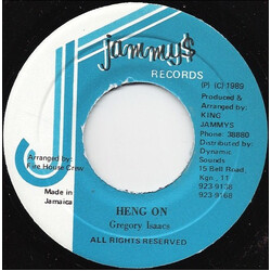 Gregory Isaacs Heng On USED VINYL 7INCH 45 RPM