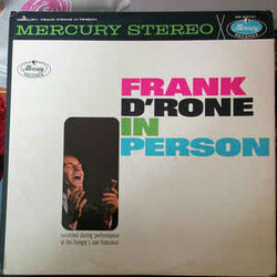 Frank D'Rone In Person Vinyl LP USED