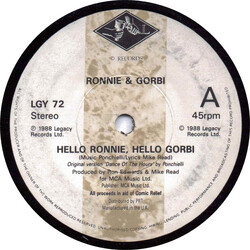 Ronnie & Gorbi Hello Ronnie, Hello Gorbi USED VINYL 7INCH 45 RPM SINGLE
