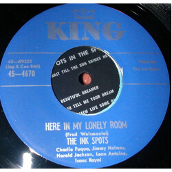 The Ink Spots Here In My Lonely Room USED VINYL 7INCH 45 RPM