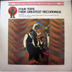 Four Tops Their Greatest Recordings Vinyl LP USED