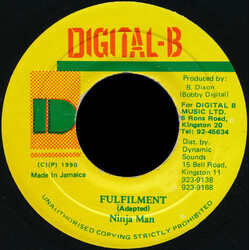 Ninjaman Fulfilment USED VINYL 7INCH 45 RPM